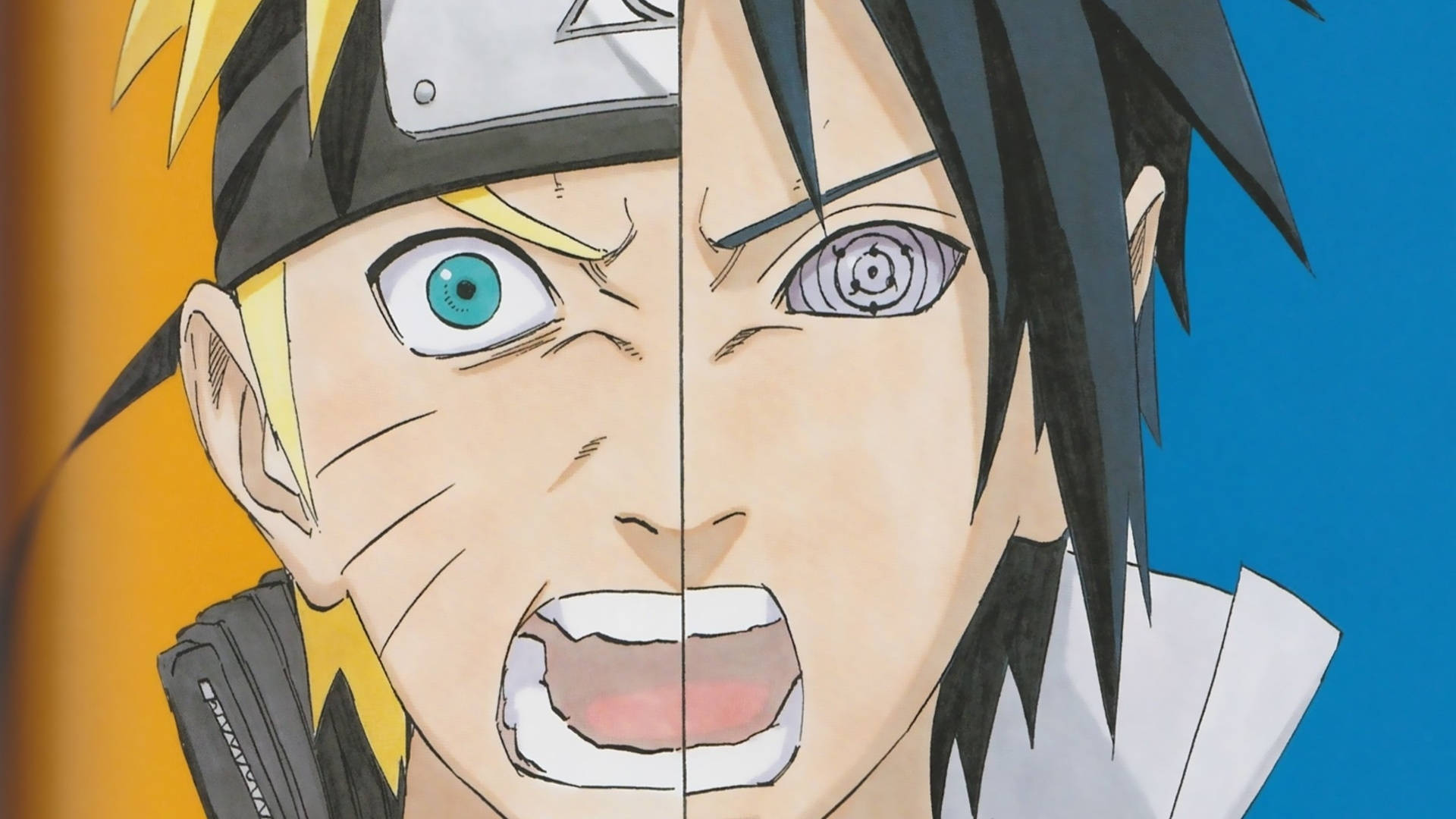 Angry Naruto And Sasuke Background