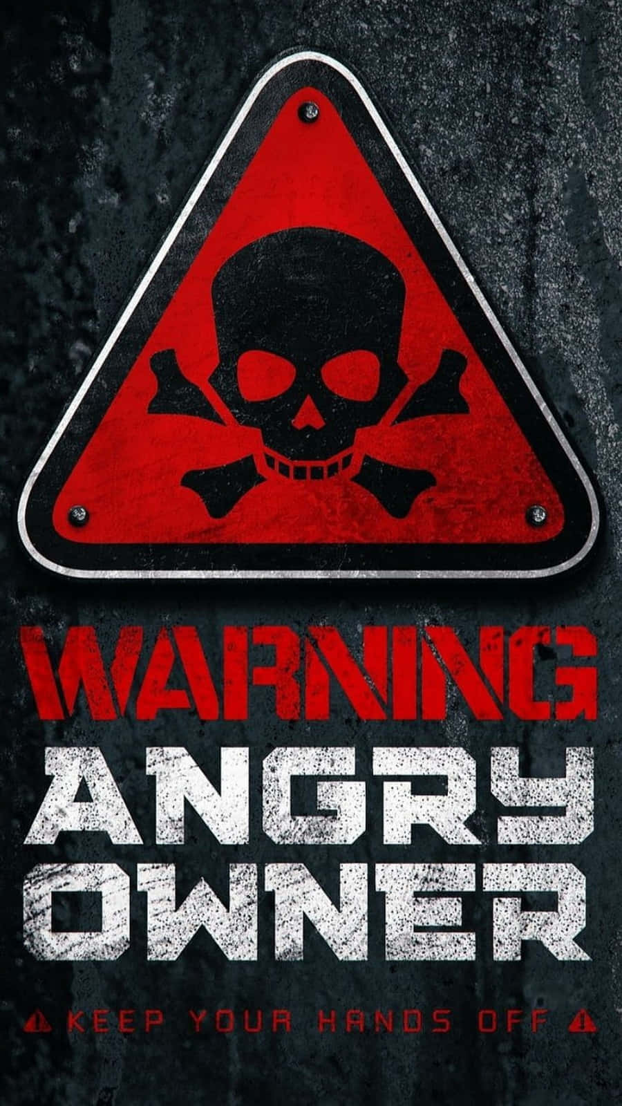 Angry Owner Warning Background