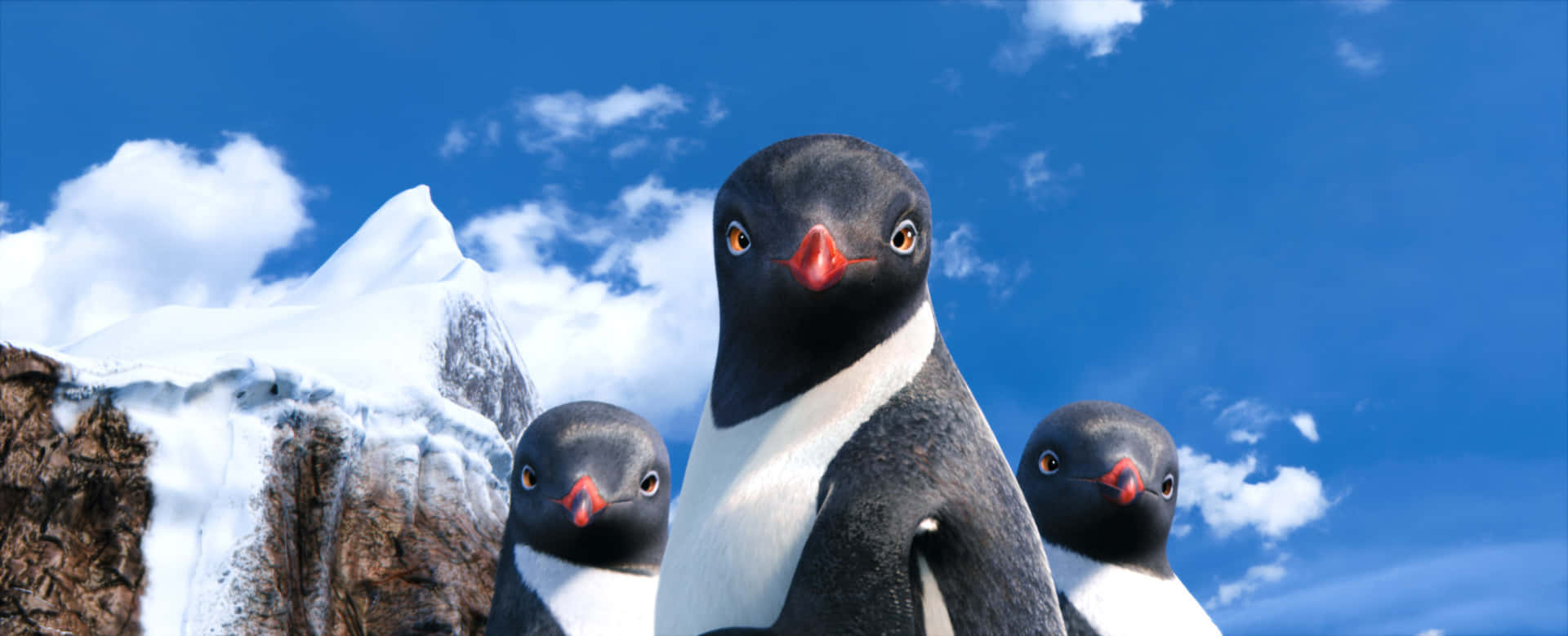 Angry Penguins In Happy Feet Two Background