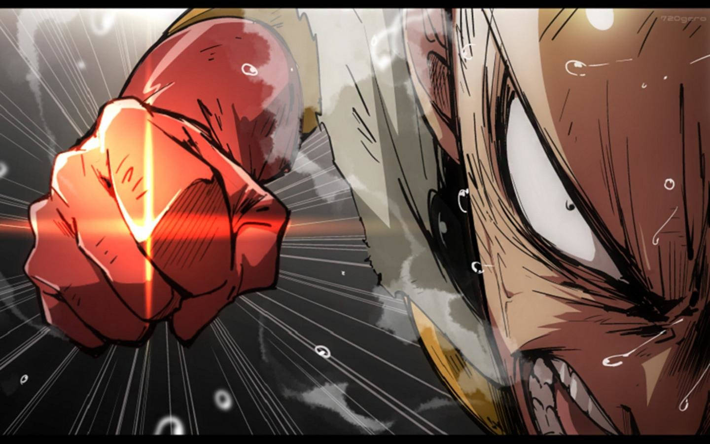 Angry Saitama About To Punch