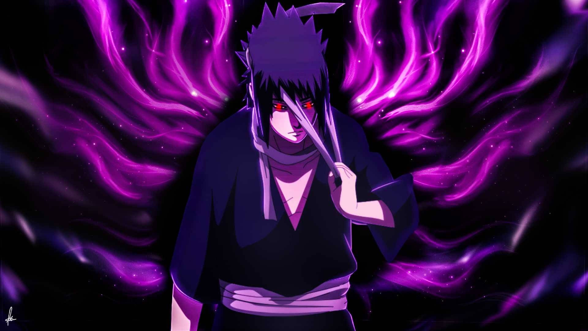 Angry Sasuke Uchiha Background