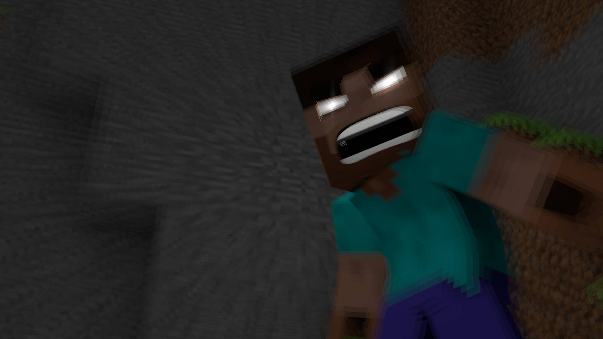 Angry Steve Best Minecraft Background