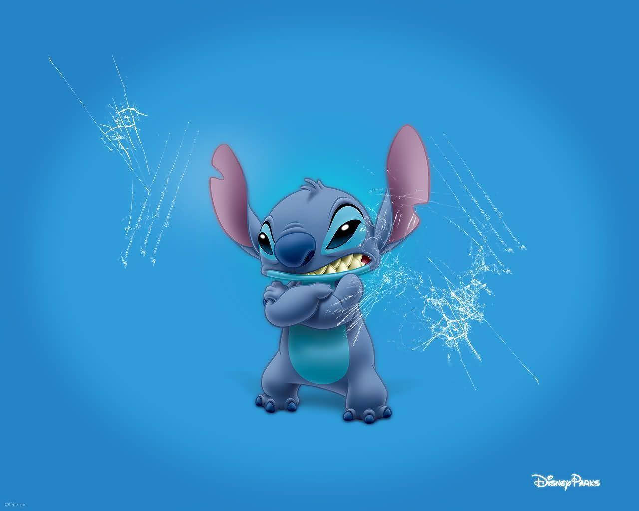 Angry Stitch 3d Style Background