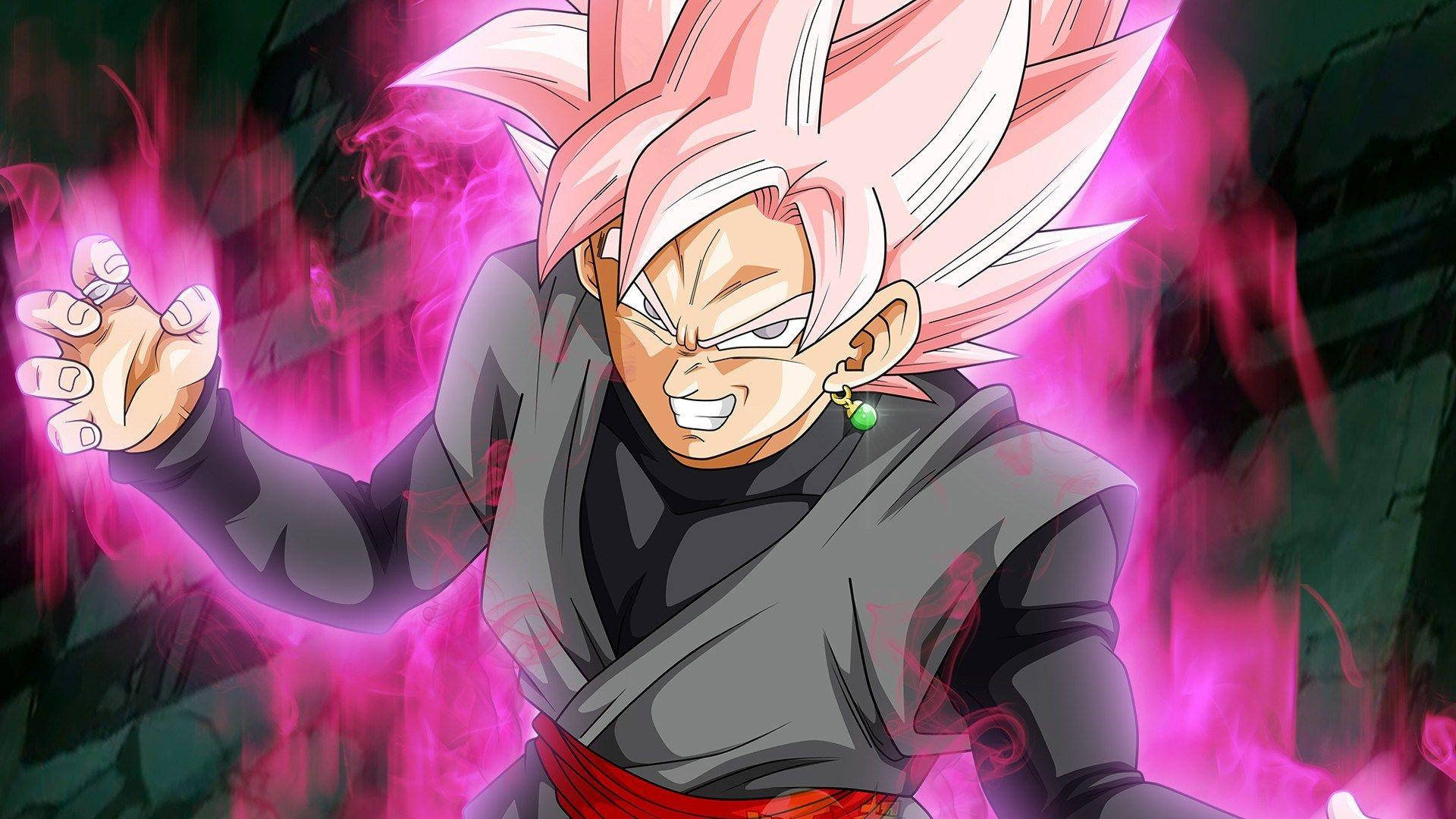 Angry Super Saiyan Rose Black Goku Background