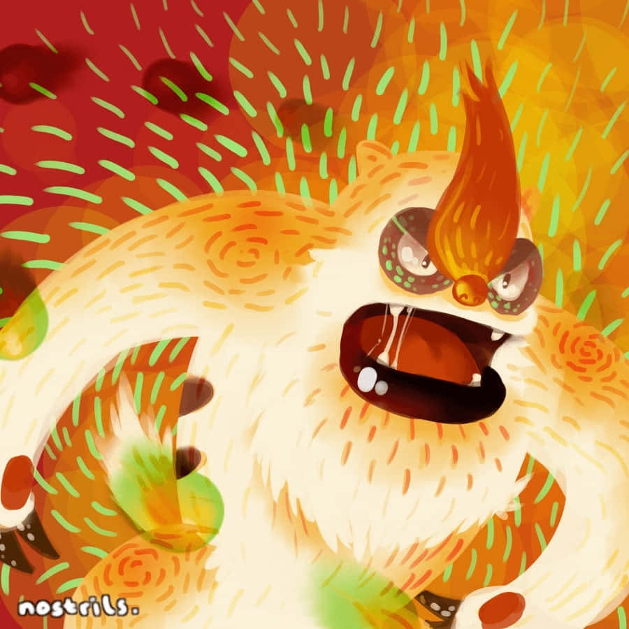 Angry Vigoroth Background