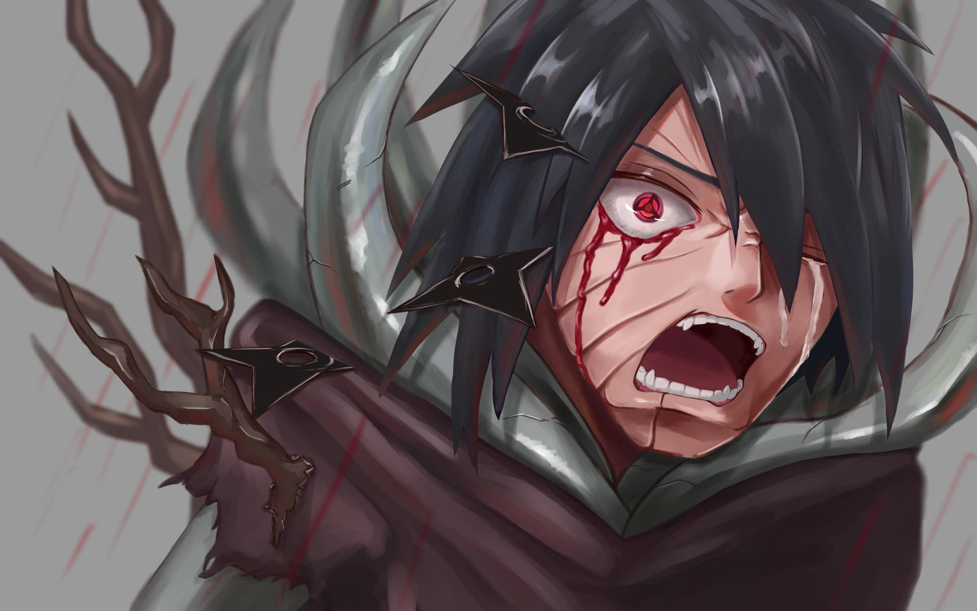 Angry Young Obito Uchiha 4k