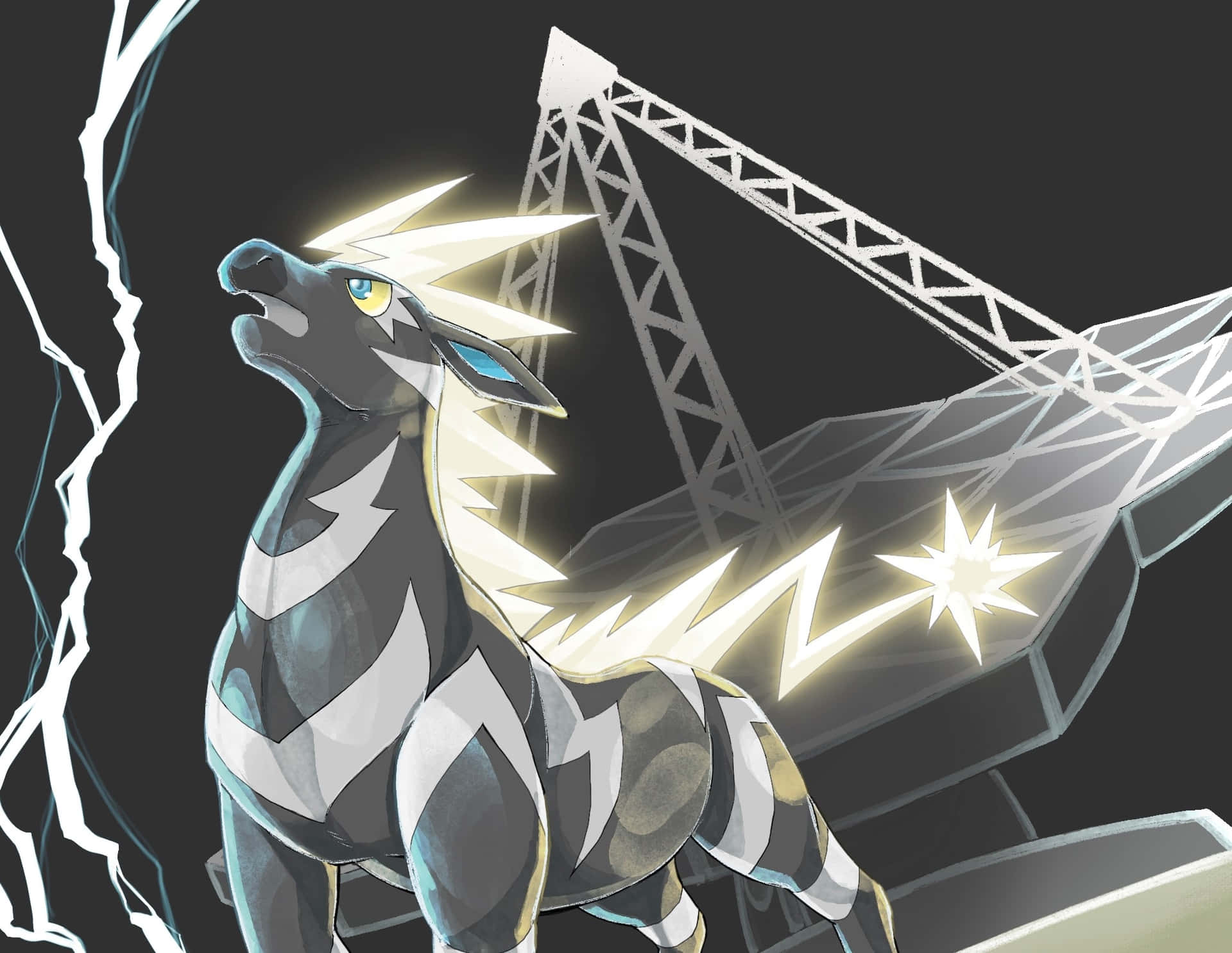 Angry Zebstrika Hd Desktop Background