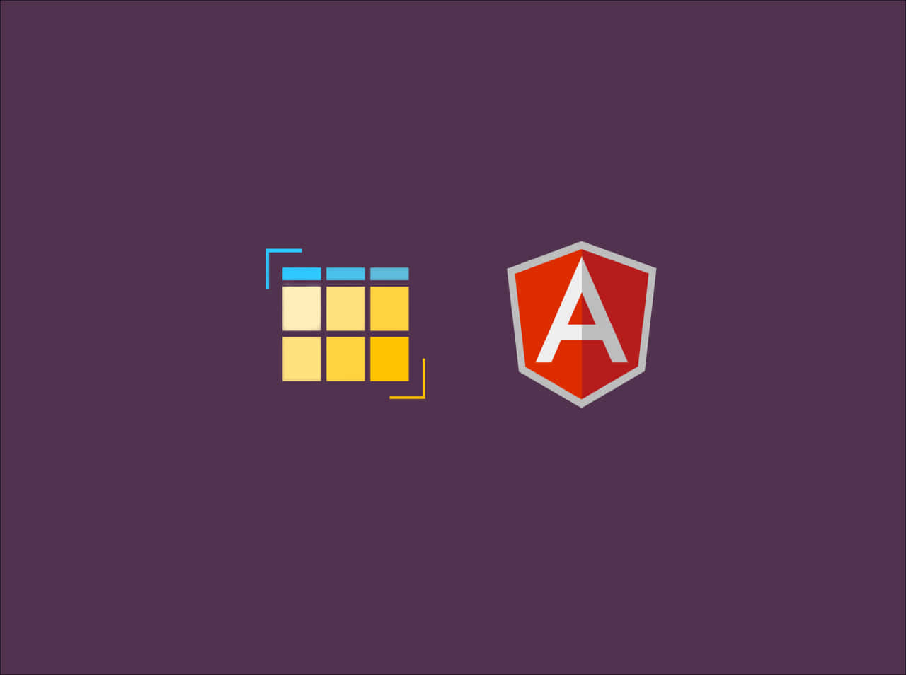 Angular Logo And Calendar Icon Background