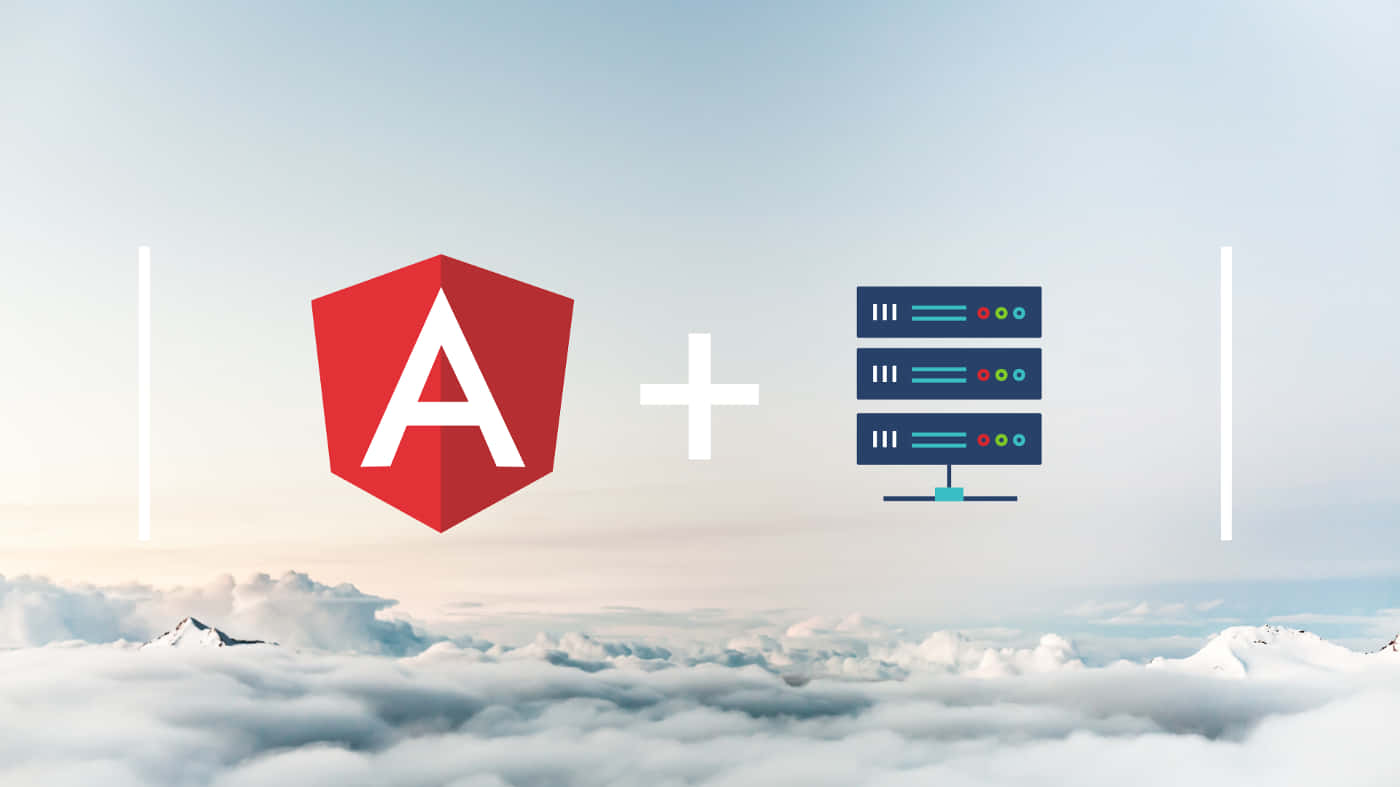 Angular With Cyber Security And Information Background