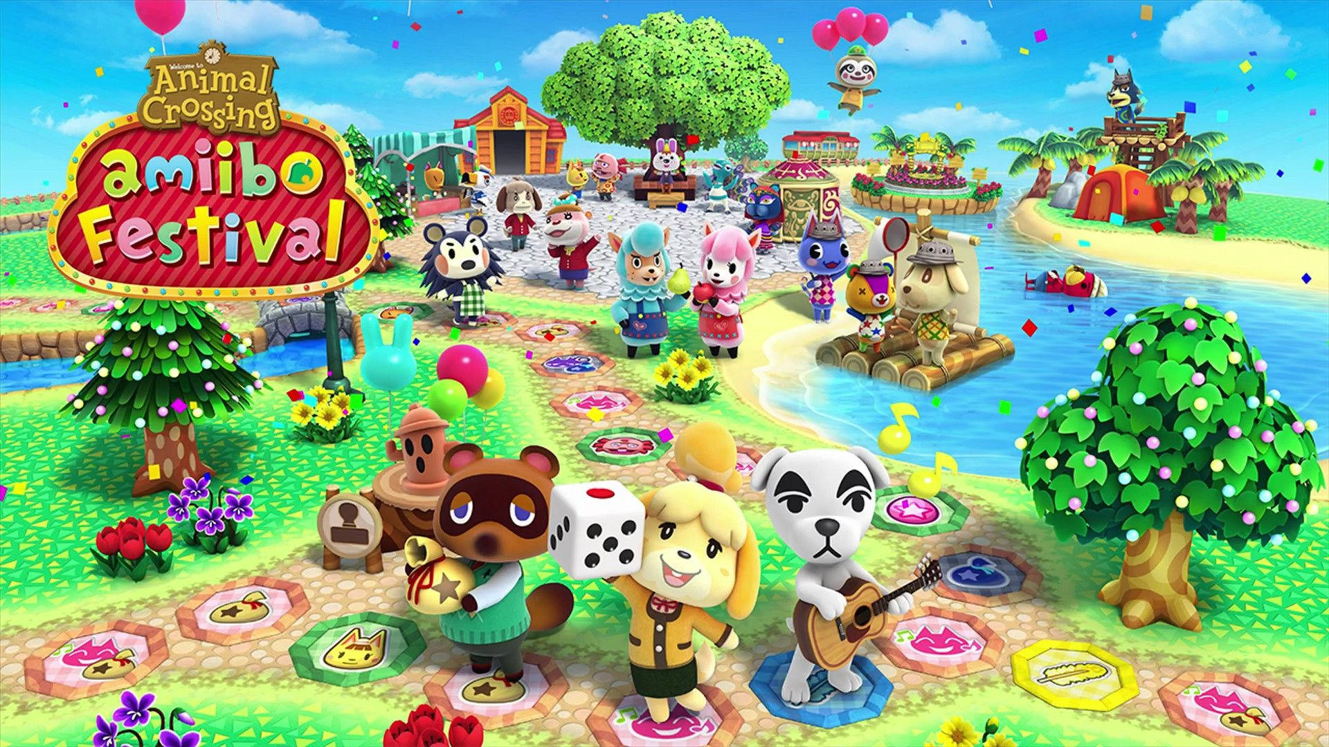 Animal Crossing Amiibo Festival Background