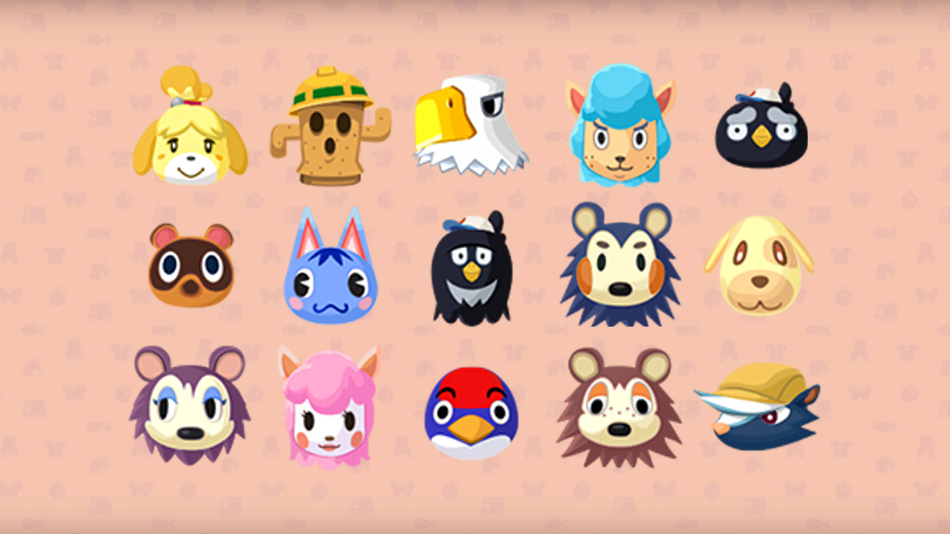 Animal Crossing Characters Cute Laptop Background
