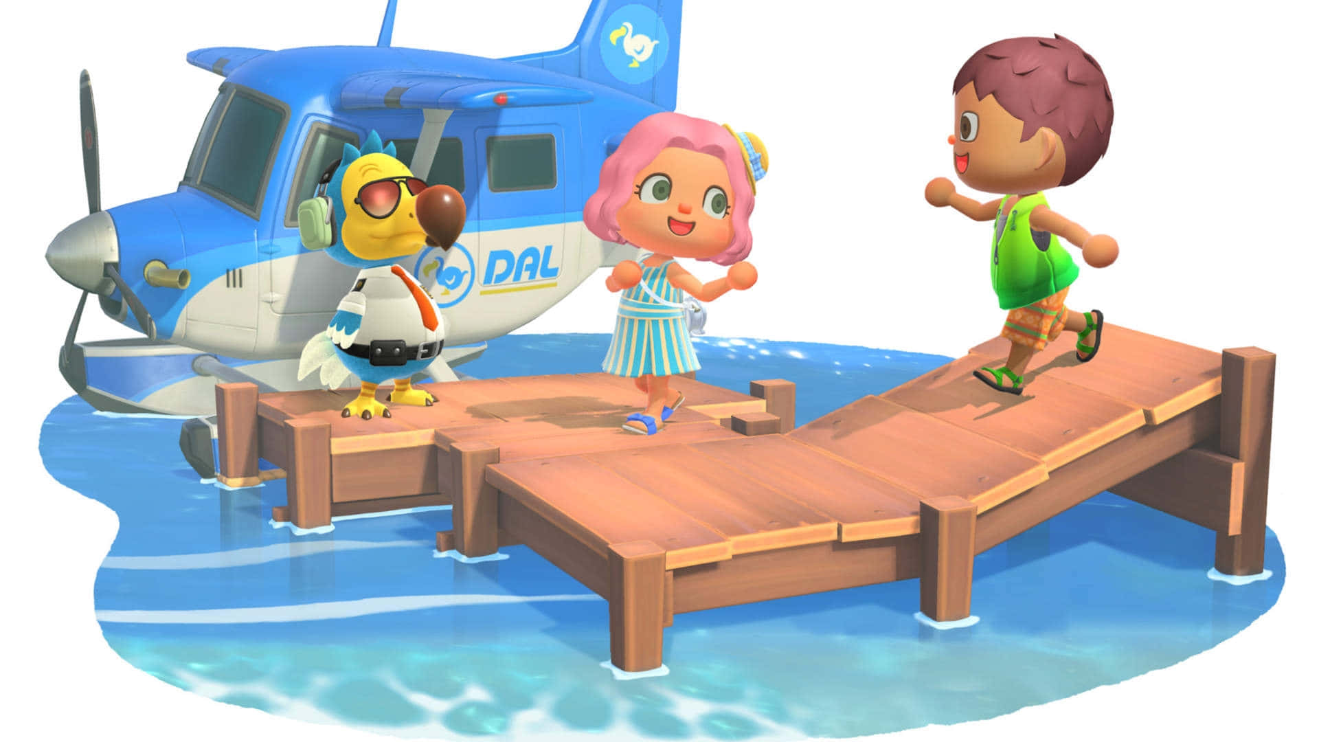 Animal Crossing New Horizons Island Arrival Background