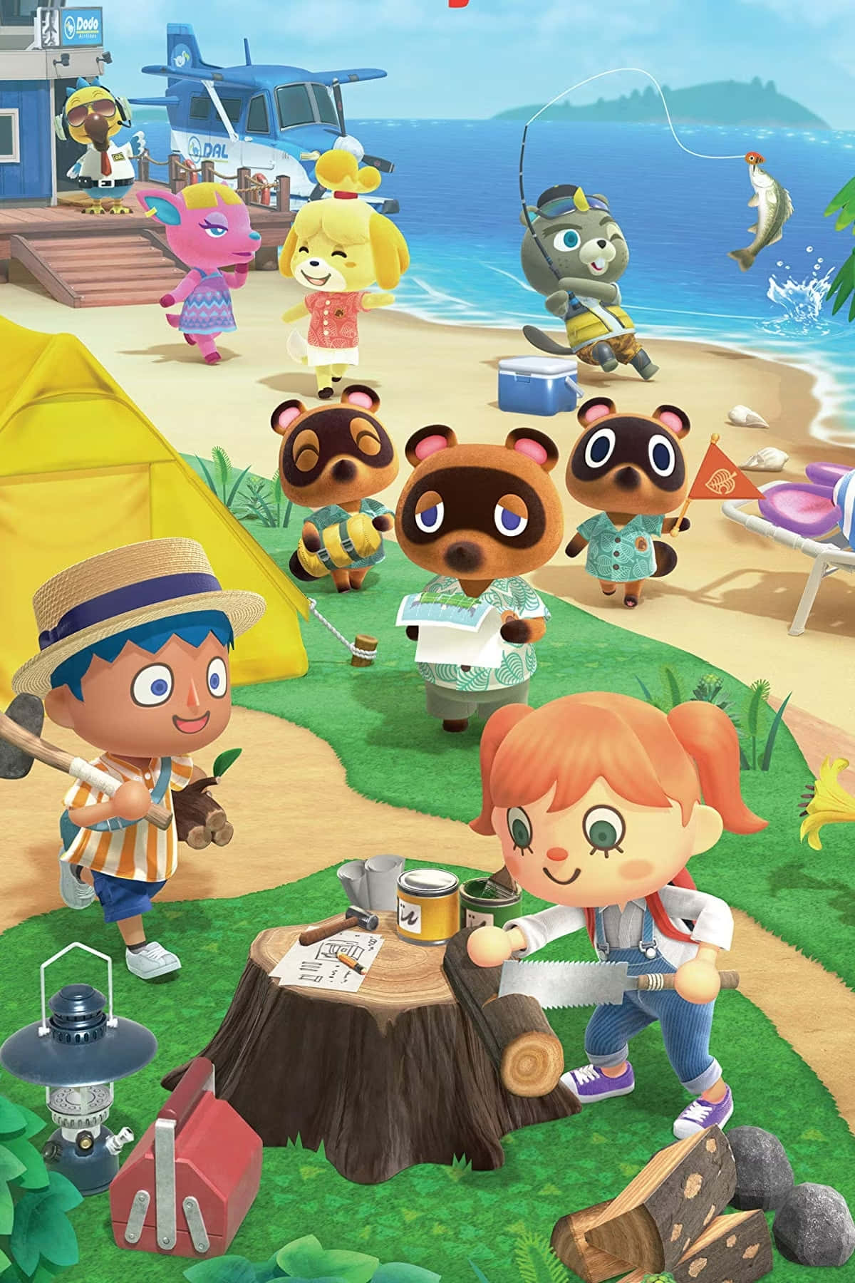 Animal Crossing New Horizons Island Life Background