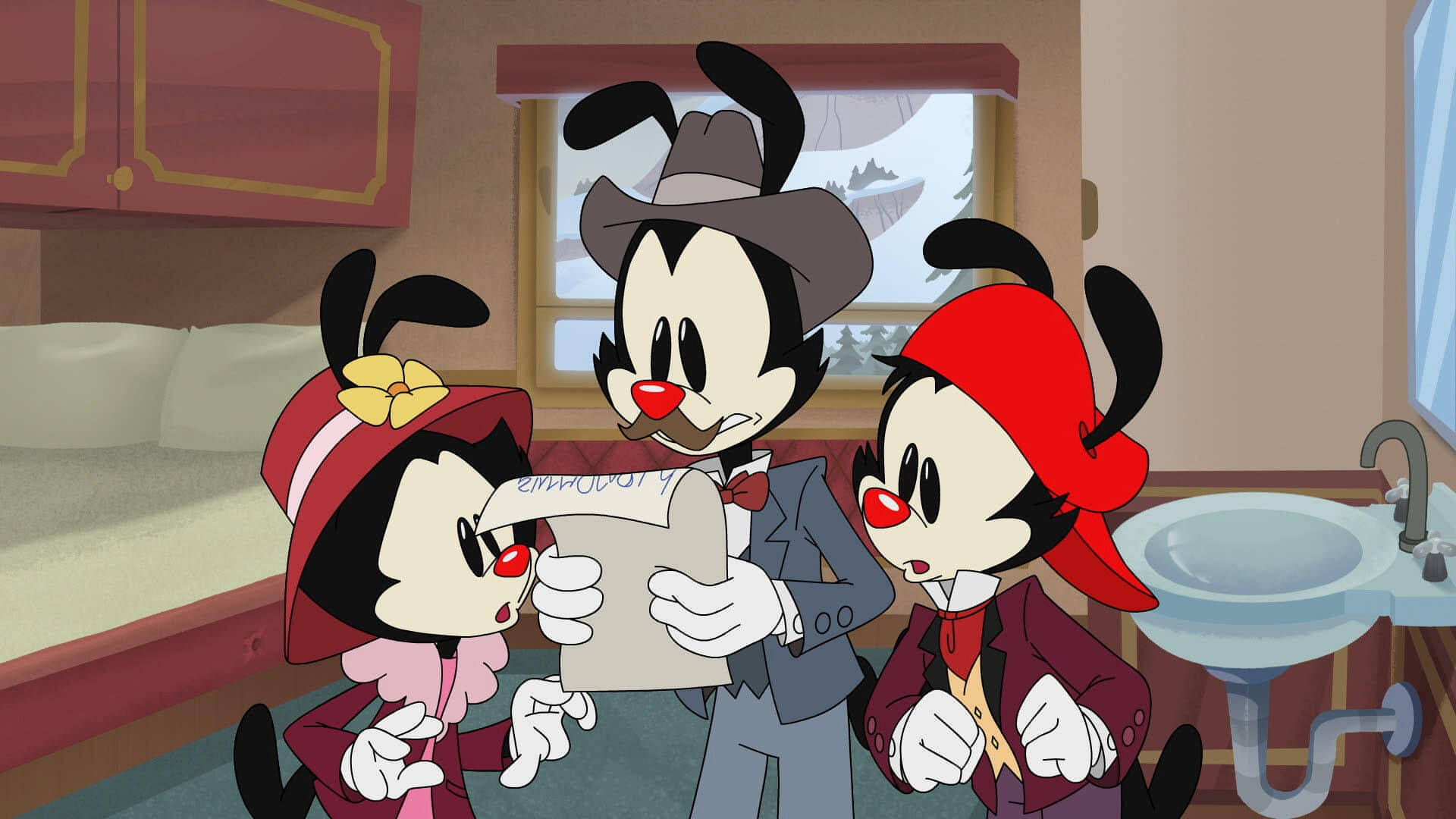 Animaniacs Warner Reading A Letter