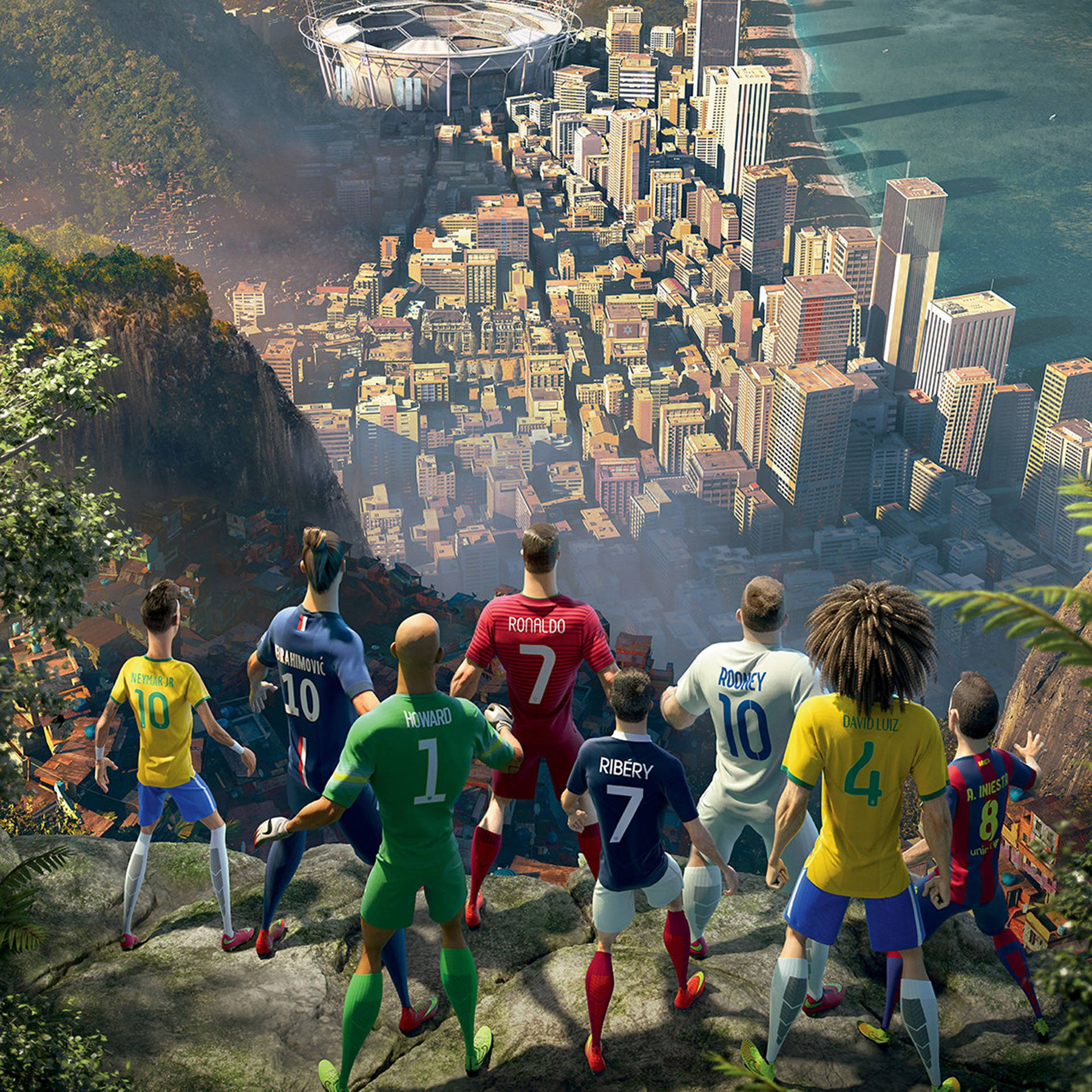 Animate Image Of Fifa World Cup Background