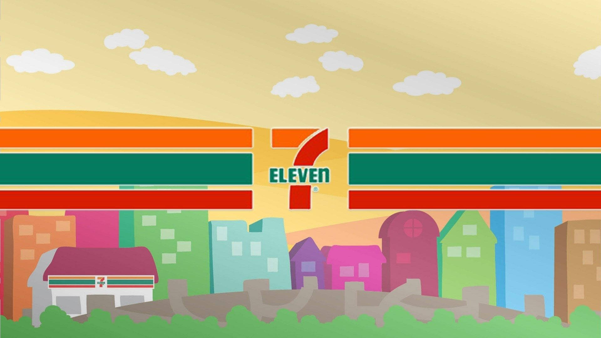 Animated 7 Eleven Background