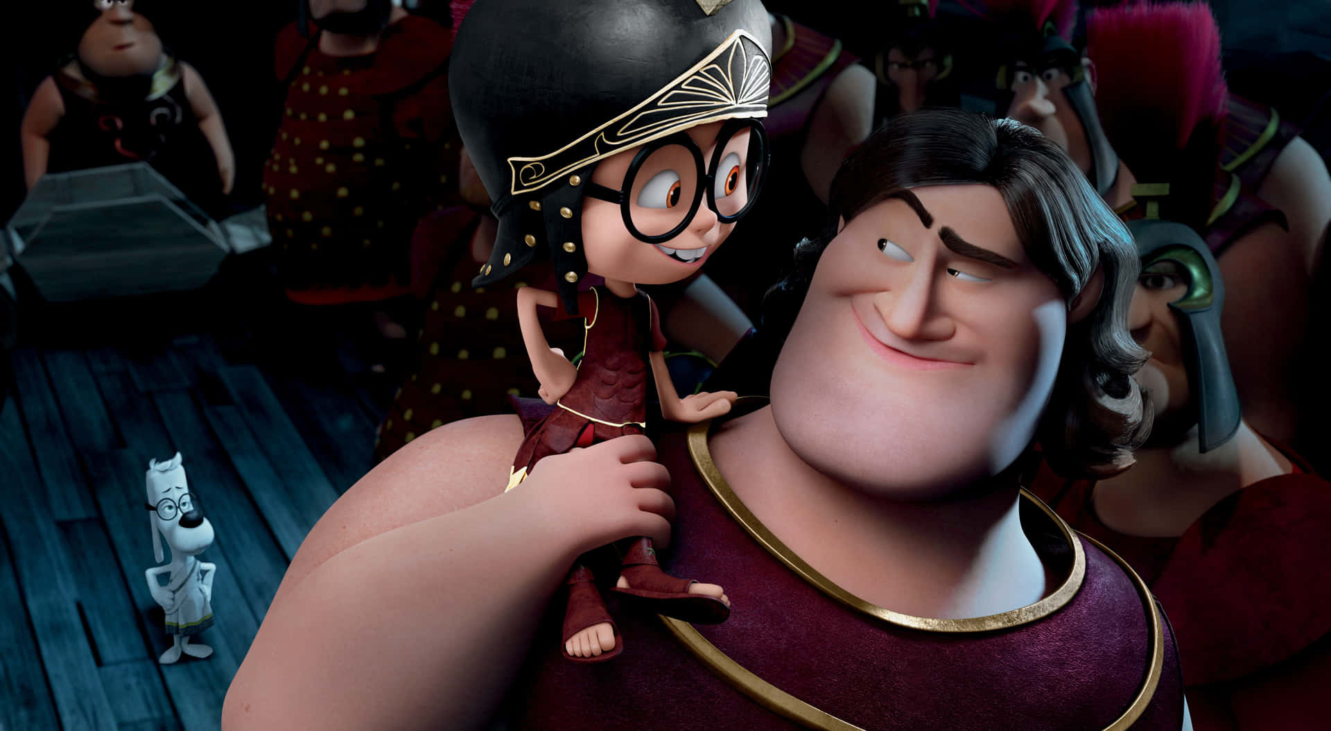 Animated Adventure Journey With Mr. Peabody & Sherman Background