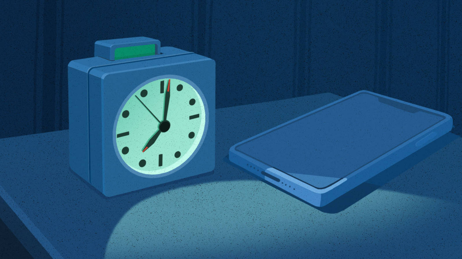 Animated Alarm Clock & Tablet Background