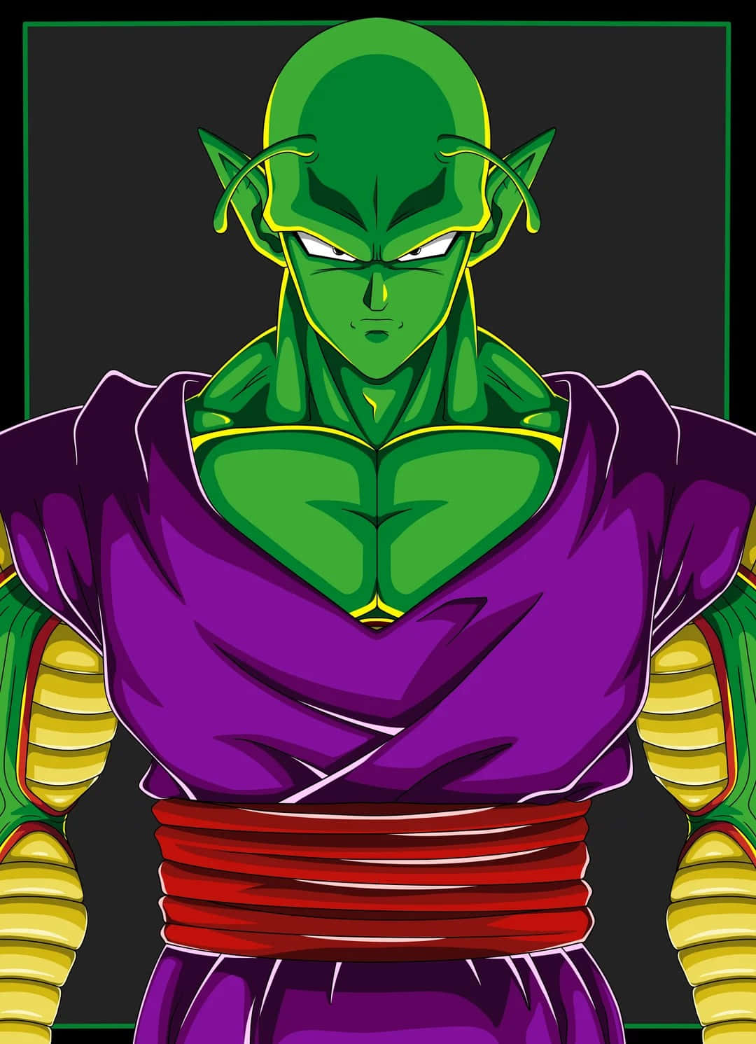 Animated Alien Warrior Piccolo Background