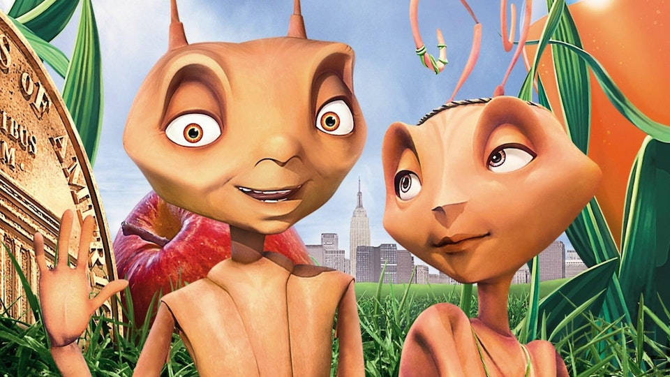 Animated Ant Hero - Scene From Antz Movie Background