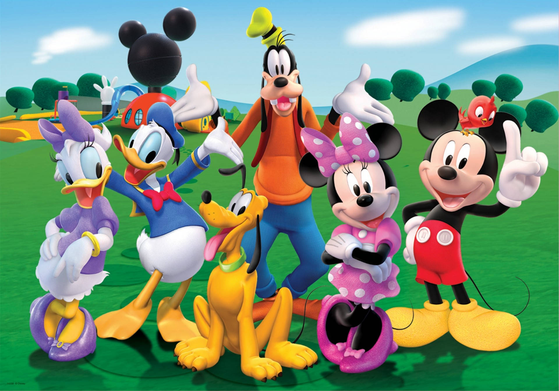 Animated Cartoon Characters Mickey Mouse Hd Background