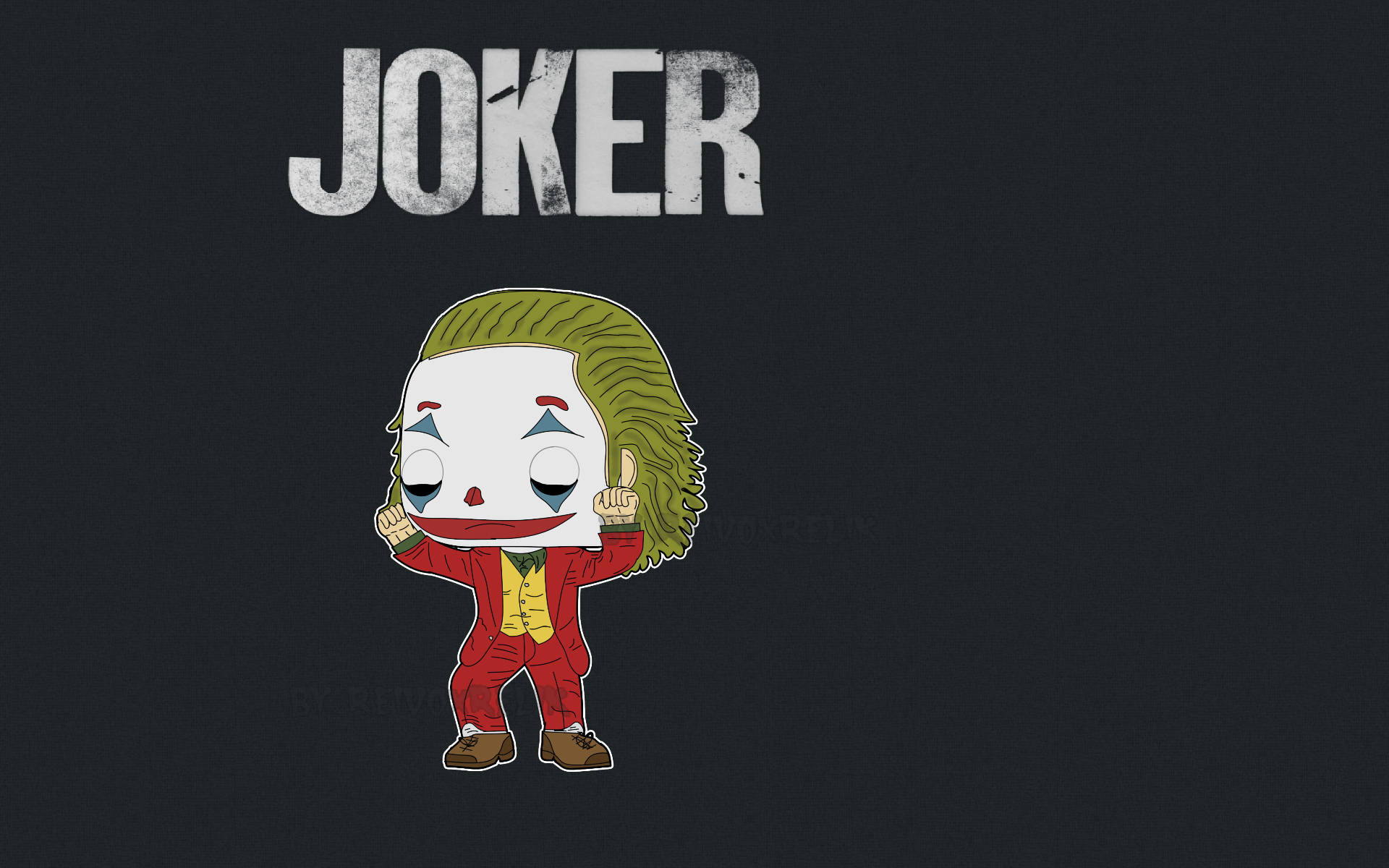 Animated Cartoon Joker Background