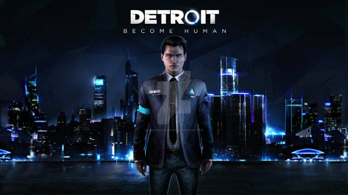 Animated Detroit Become Human Poster Background