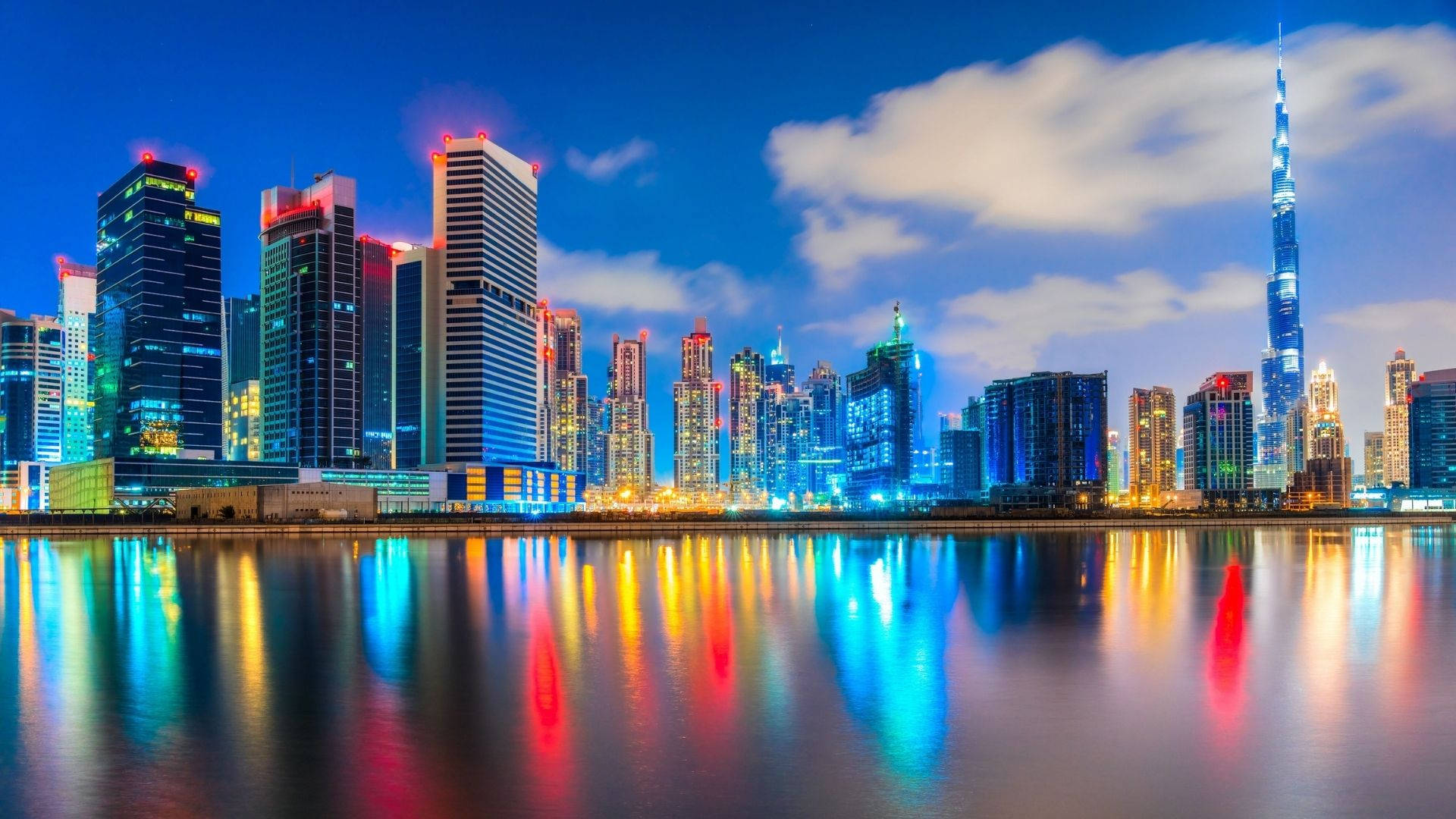Animated Dubai Background