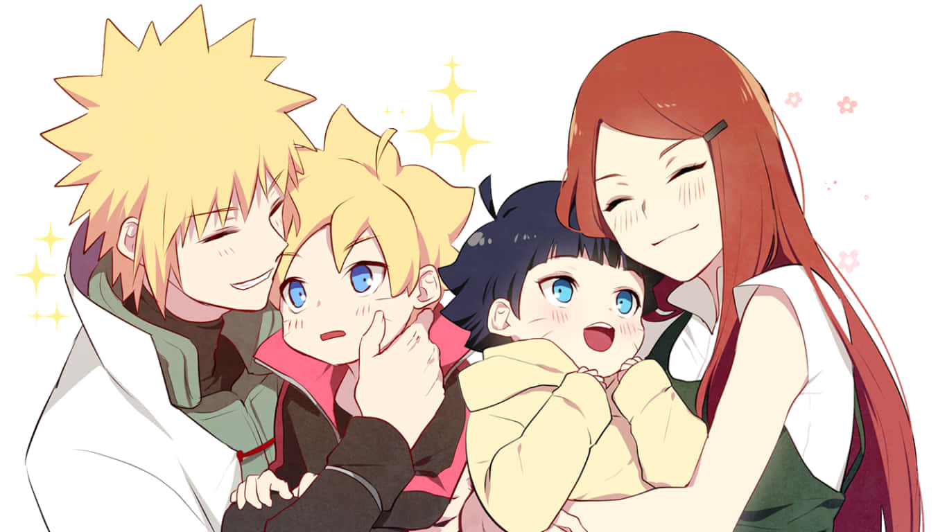 Animated Family Embrace