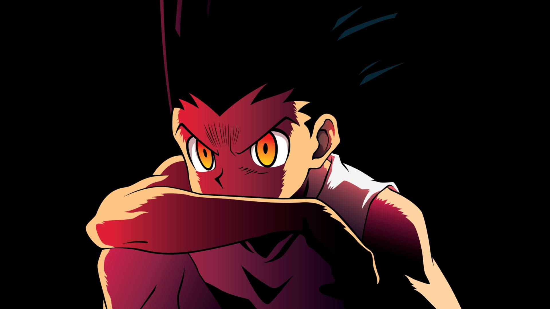 Animated Gon In Black Background