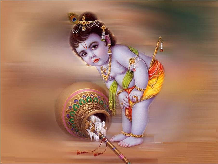 Animated Krishna Accident Background