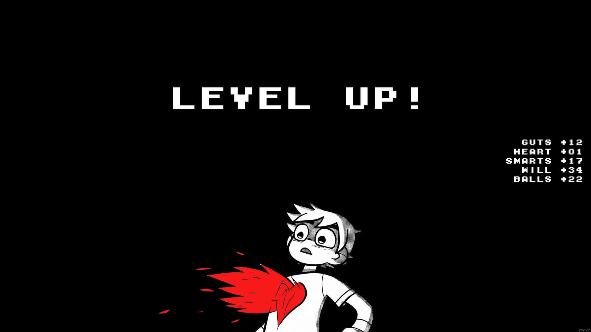 Animated Level Up Boy