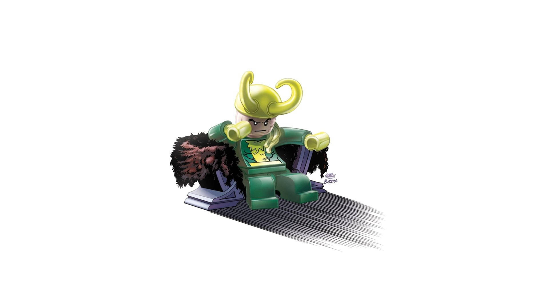 Animated Loki Lego Background