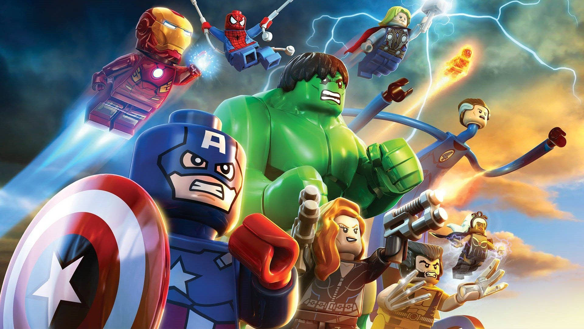 Animated Marvel's Avengers Lego Background