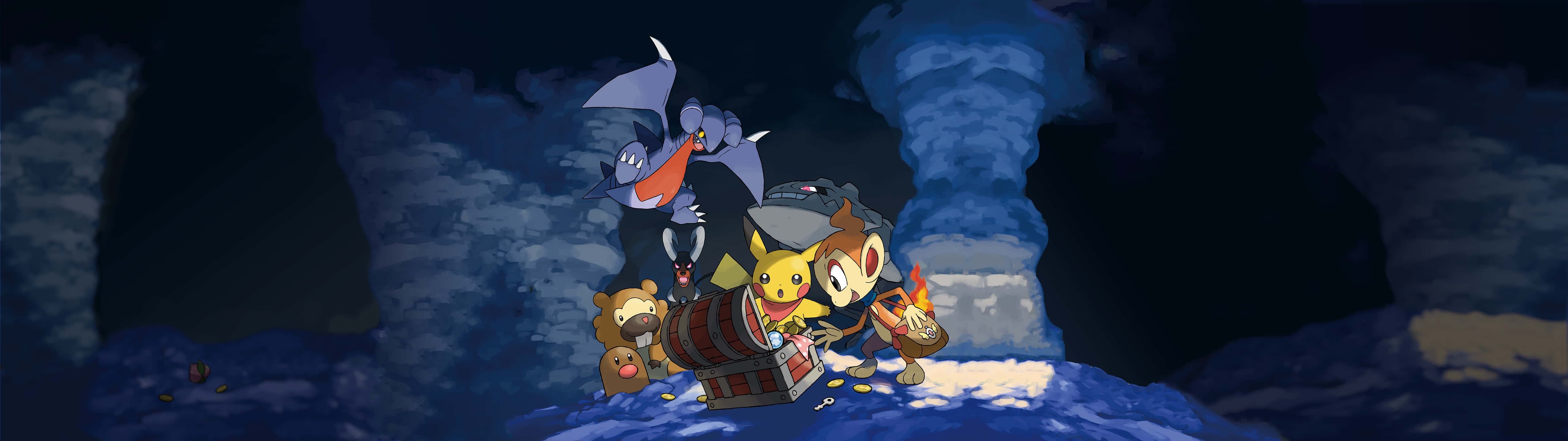 Animated Minecart Adventure Night Background