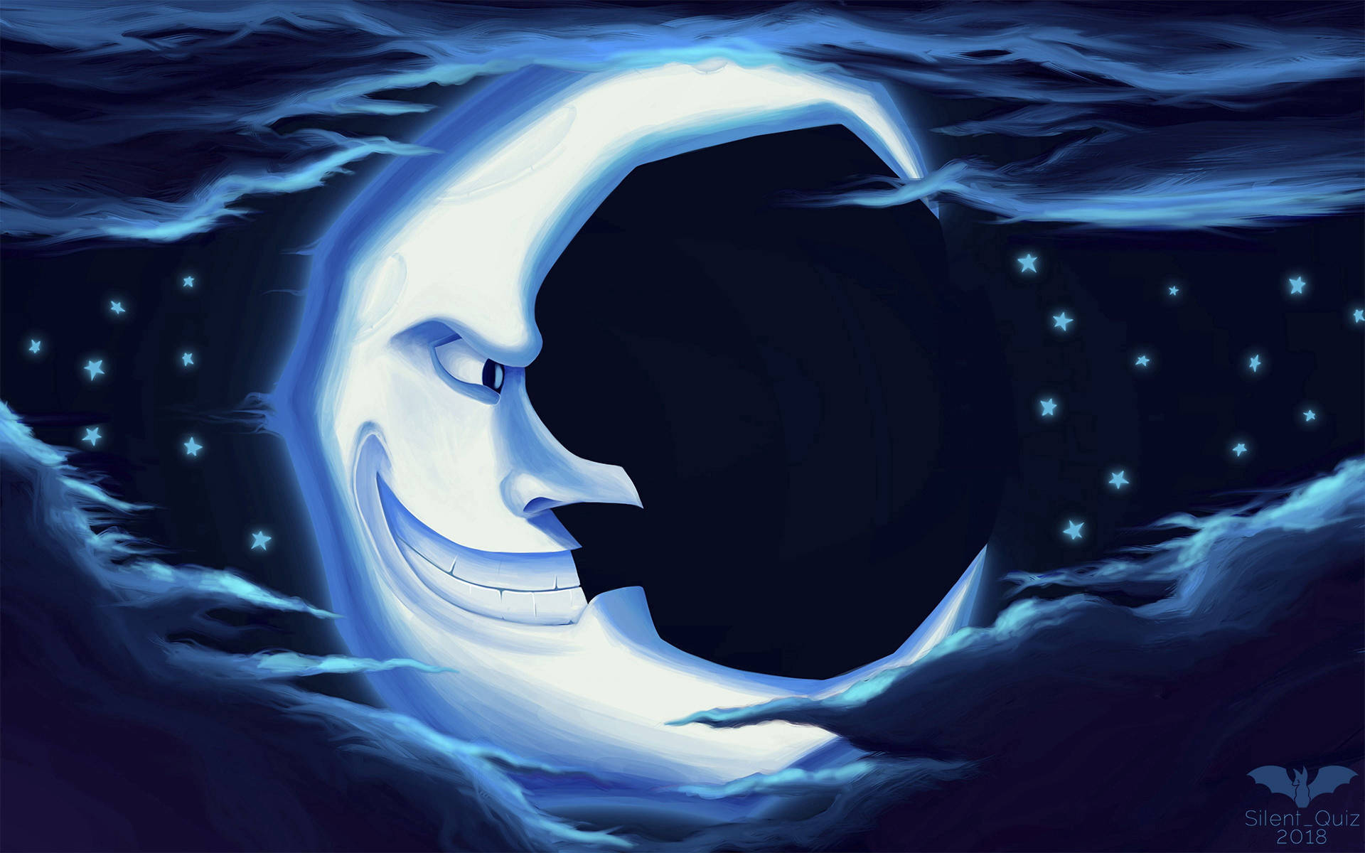 Animated Moonlight 4k Background
