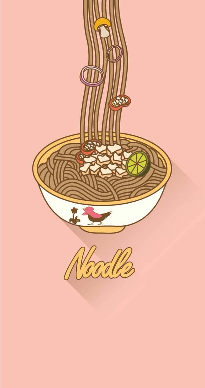 Animated Noodle Digital Art