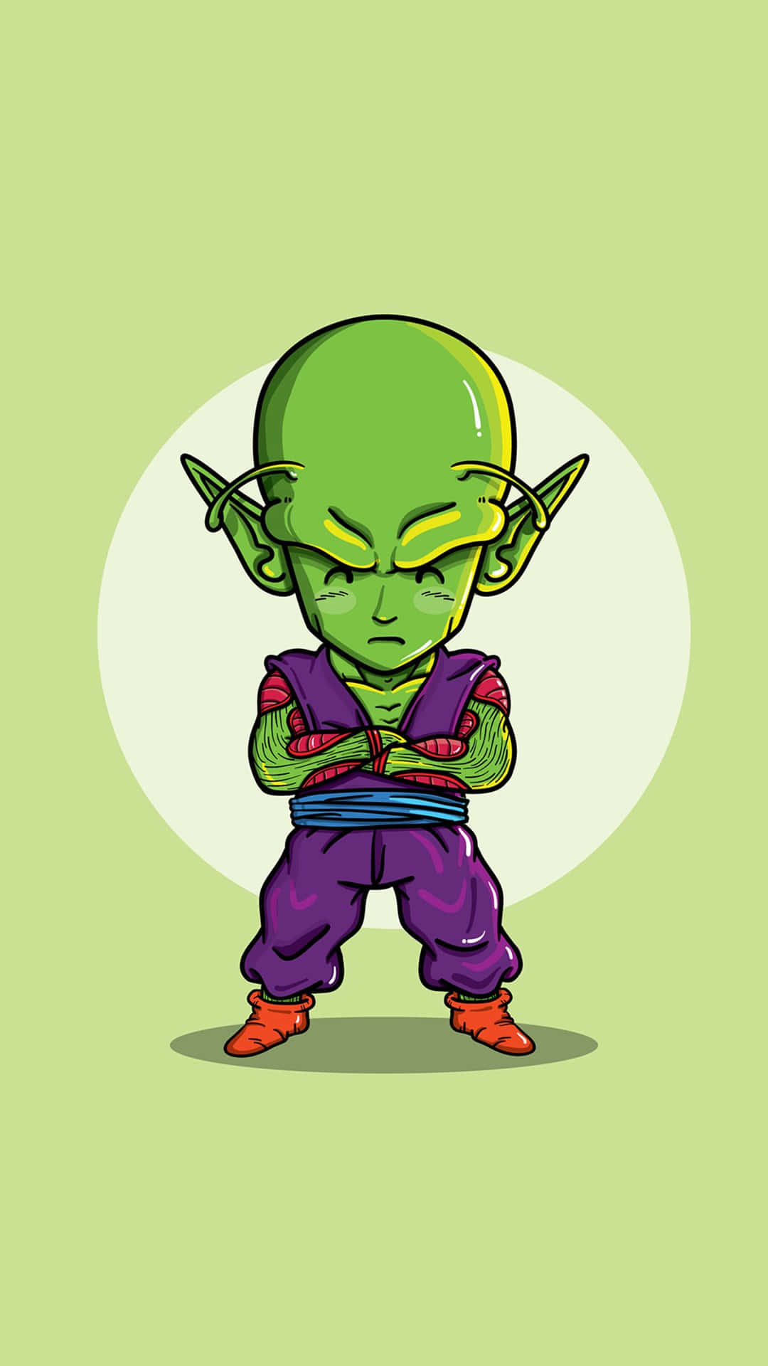 Animated Piccolo Standing Pose Background