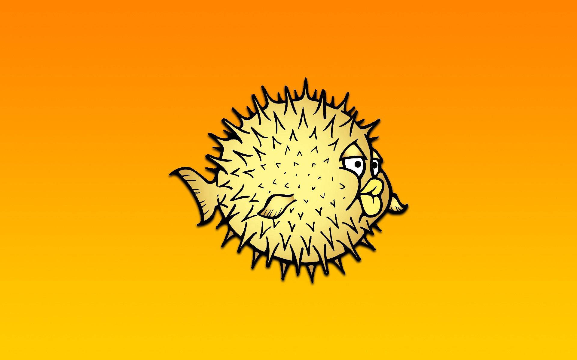 Animated Puffer Fish Background