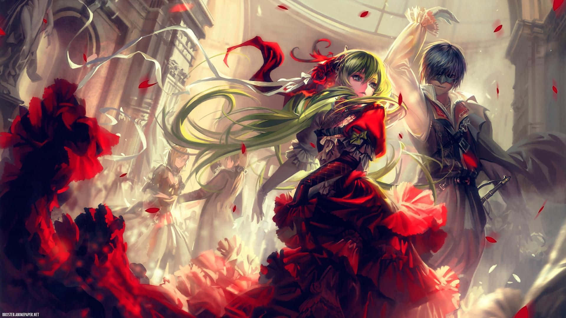Anime Aesthetic Pfp Of Gumi And Kaito Background