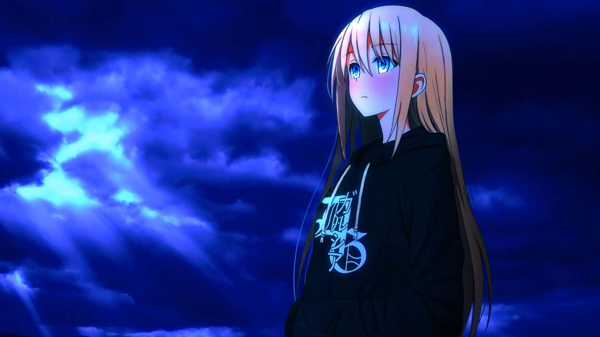 Anime Aesthetic Pfp Of Pink-haired Girl Background