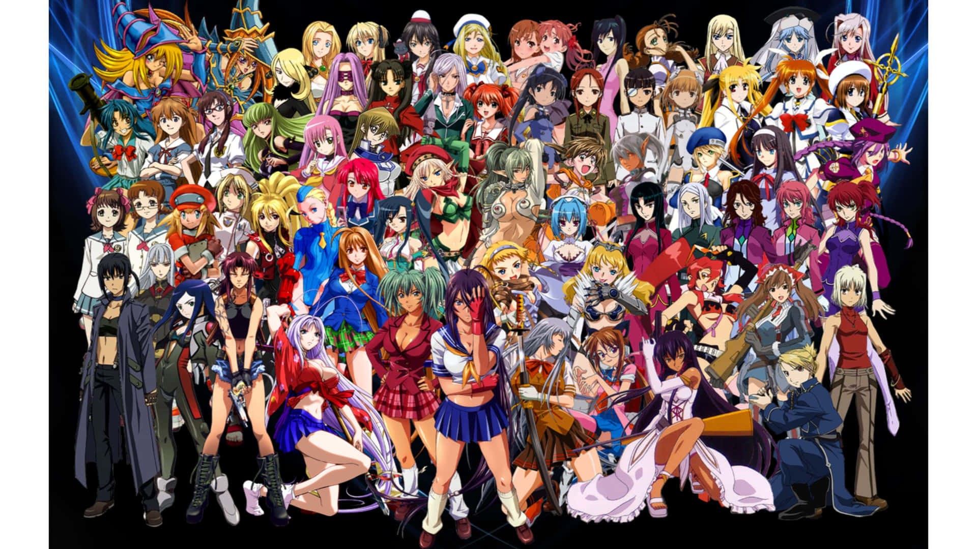 Anime All Characters Hd Group Pose