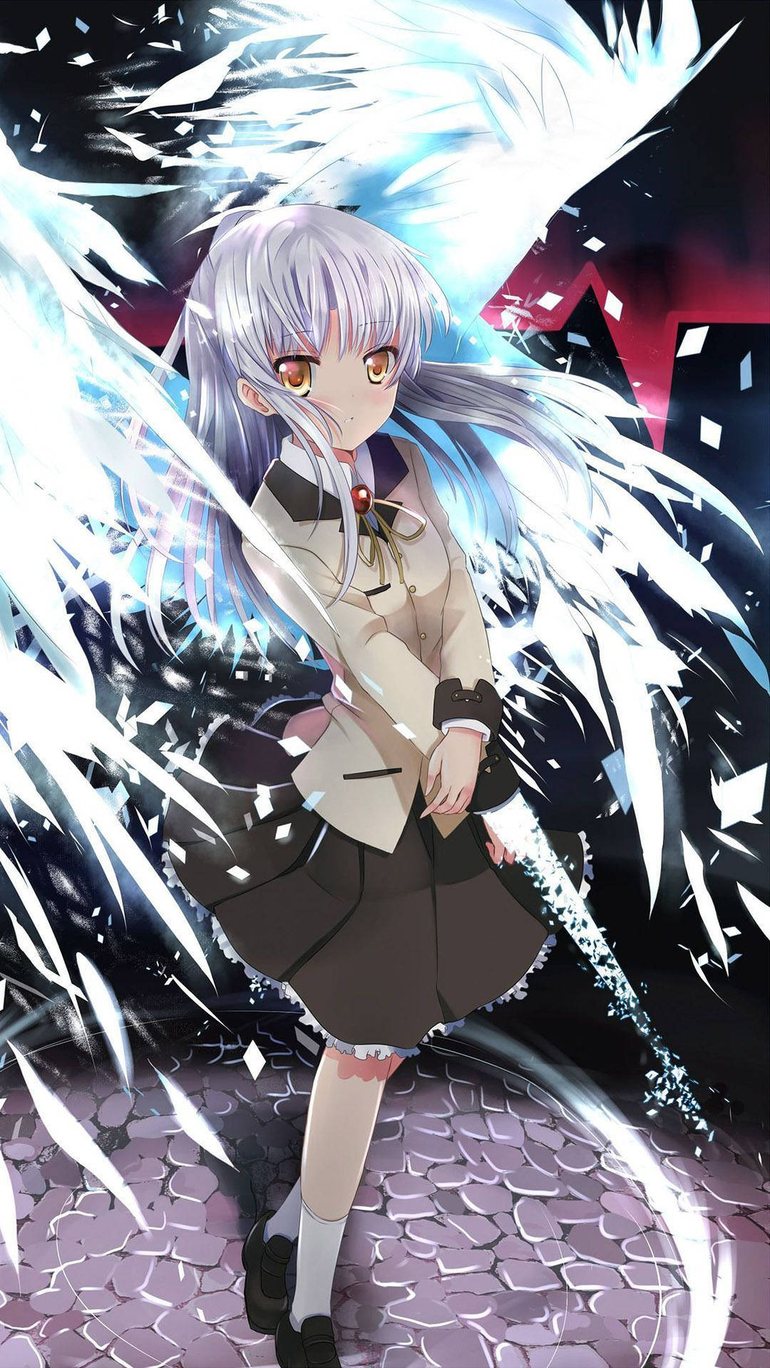 Anime Angel Girl Iphone Background