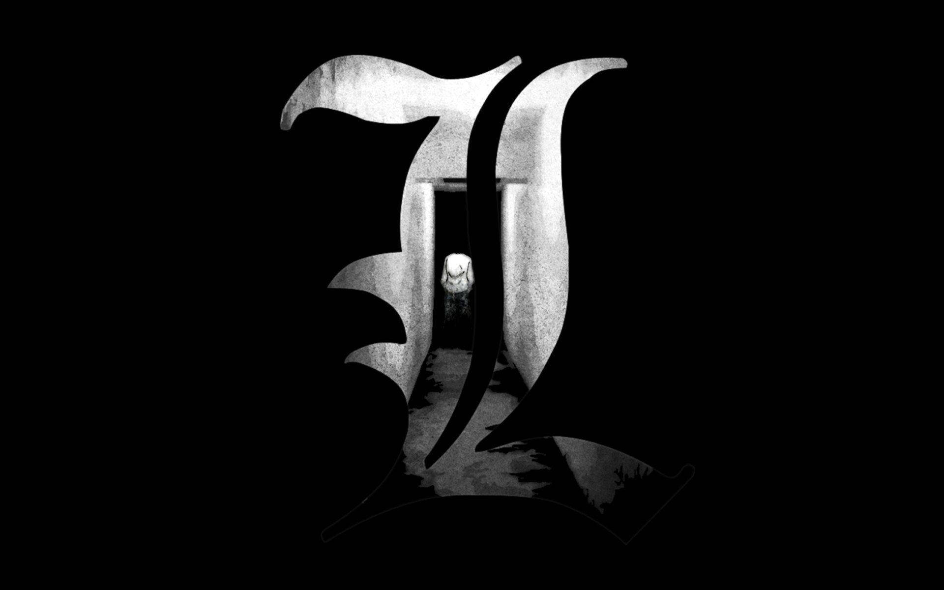 Anime Art Black And White Death Note L