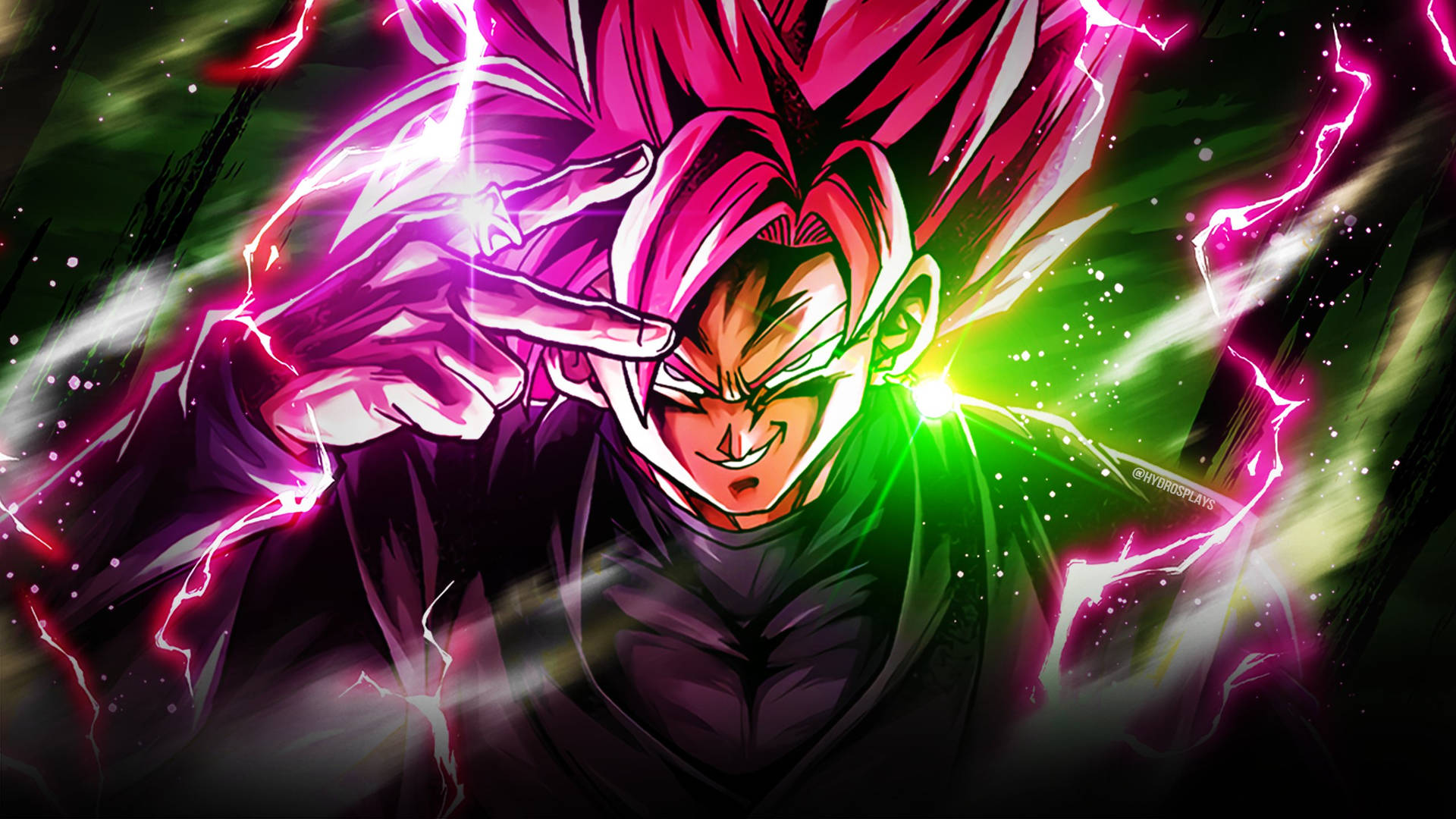 Anime Art Super Saiyan Rose Goku Background