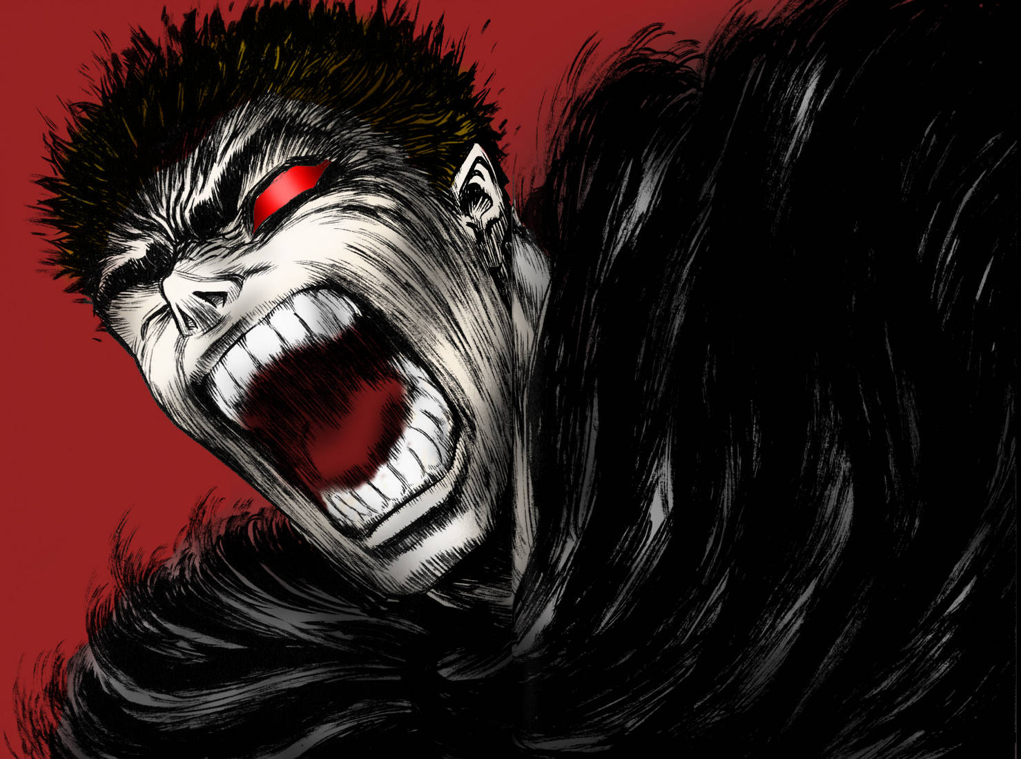 Anime Berserk Guts Background