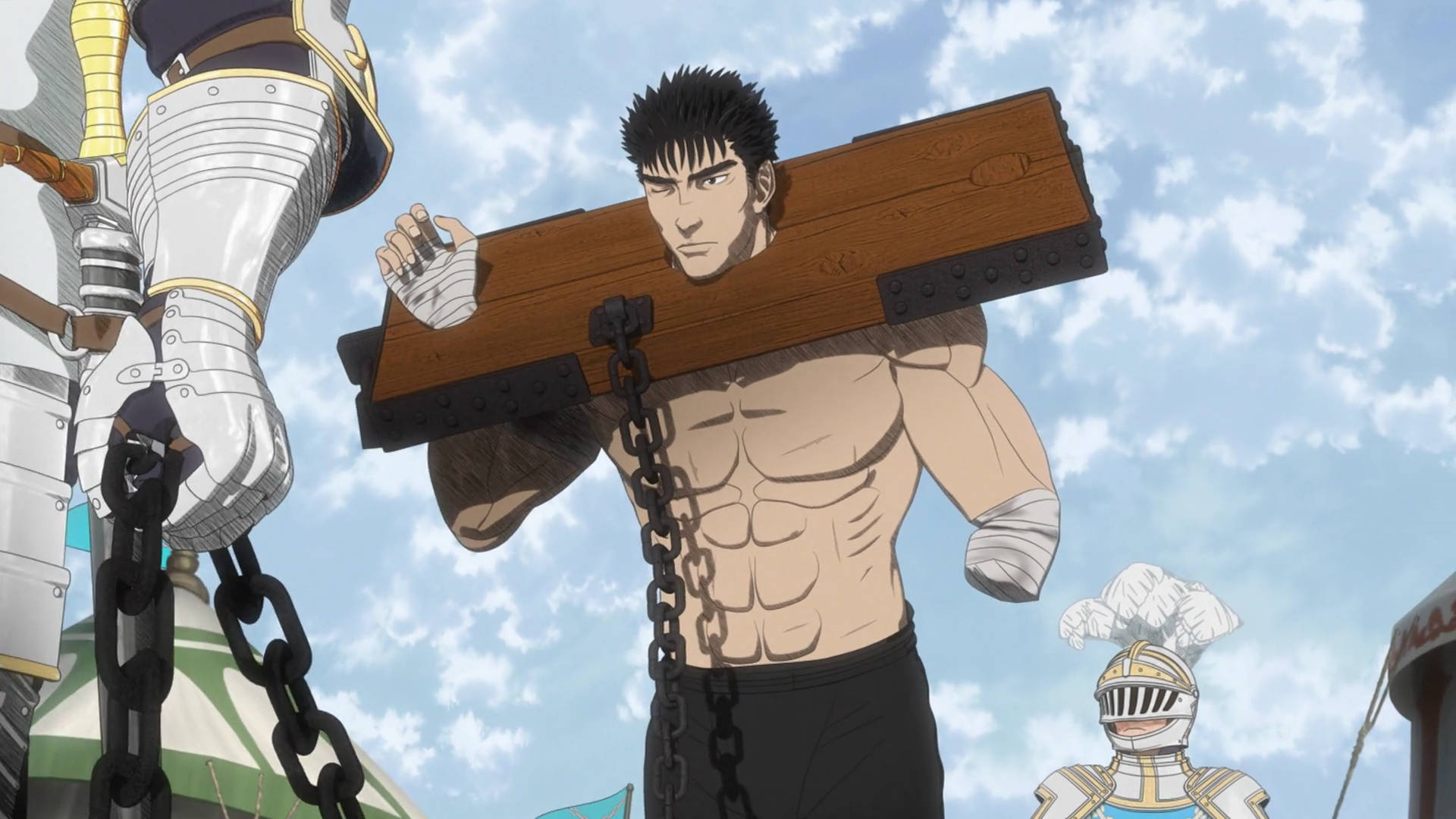 Anime Berserk In Garotte Background