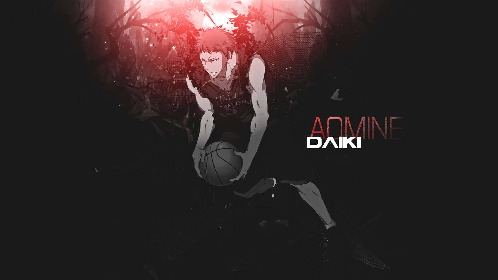 Anime Black Basketball Daiki Background