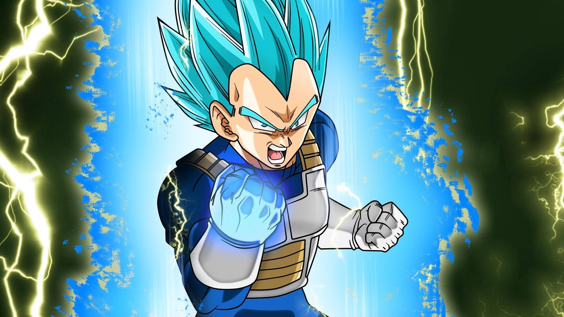 Anime Blue Boy From Dragon Ball Z Background