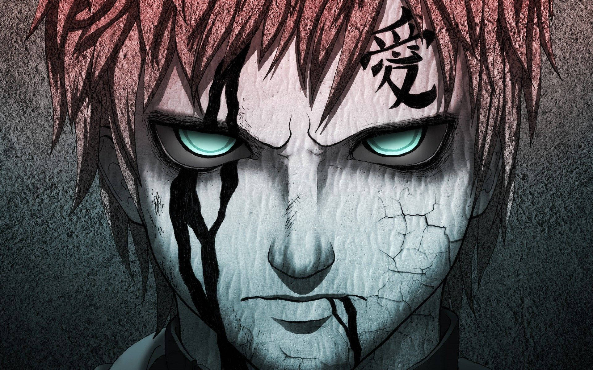 Anime Boy Dark Gaara Background